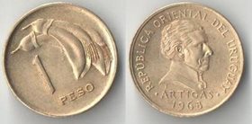 Уругвай 1 песо 1968 год
