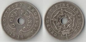 Родезия Южная 1 пенни (1935-1936) (Георг V)