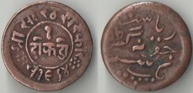 Джунагадх (Индия) 1 докдо 1907 (VS1964) год Расул Мухаммад Хан (KM# 44.1)