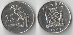 Замбия 25 нгвей 1992 год