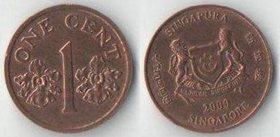 Сингапур 1 цент (1992-2009) (медь-цинк)