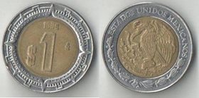 Мексика 1 песо (1996-2013) (биметалл) (тип II)