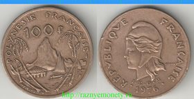 Французская Полинезия 100 франков (1976-2004) (тип I)