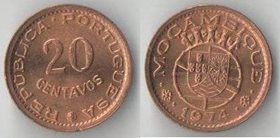 Мозамбик Португальский 20 сентаво (1973-1974) (тип V)