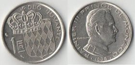 Монако 1 франк (1960-1982) (Ренье III)