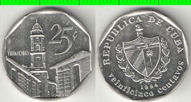 Куба 25 сентаво 1994 год (конвертируемый) (тип I, год-тип)