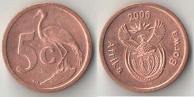 ЮАР 5 центов 2006 год Afrika Borwa