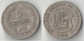 Венесуэла 5 сентимо 1936 год (редкость)