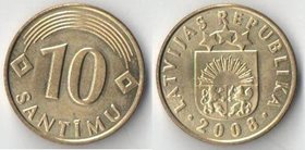 Латвия 10 сантим (1992-2008)