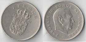 Дания 1 крона (1961-1971) CS (Фредерик IX)