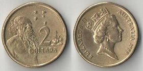 Австралия 2 доллара (1988-1992) (Елизавета II) (Ян Ранк-Бродли )