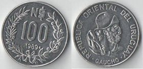 Уругвай 100 песо 1989 год