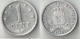 Нидерландские Антиллы 1 цент (1979-1980) Юлиана, тип II, петушок