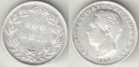Португалия 100 рейс (1864-1889) (Людовик I) (серебро)