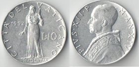 Ватикан 10 лир 1952 год (Пивс XII)