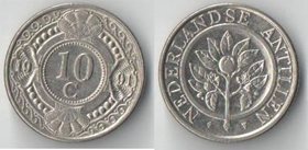 Нидерландские Антиллы 10 центов (1989-2000) (Беатрикс, тип II)