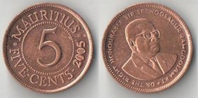 Маврикий 5 центов (1996-2005)