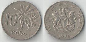Нигерия 10 кобо (1973-1976) (тип I)
