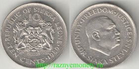 Сьерра-Леоне 10 центов 1980 год (редкость)
