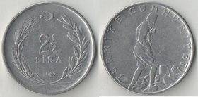 Турция 2 1/2 лиры (1962-1976) (нечастый тип и номинал)