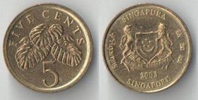 Сингапур 5 центов (1986-2003)