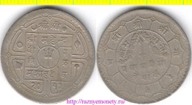 Непал 50 пайс 1955 год (тип 1954-1963) НЕЧАСТАЯ