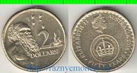 Австралия 2 доллара 2016 год (Елизавета II) (50 лет десятичной системы национальной валюты)
