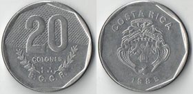 Коста-Рика 20 колонов 1985 год (год-тип)