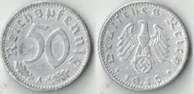 Германия (Третий Рейх) 50 пфеннигов 1940 год A