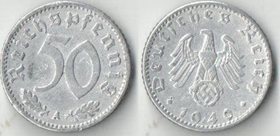 Германия (Третий Рейх) 50 пфеннигов 1940 год A