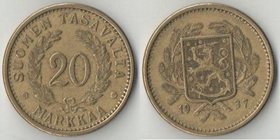 Финляндия 20 марок 1937 год