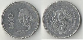 Мексика 10 песо (1986-1988)