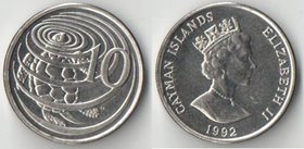 Кайман острова 10 центов (1992-1996) (Елизавета II) (тип II)