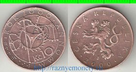 Чехия 10 крон 2000 год (Миллениум)