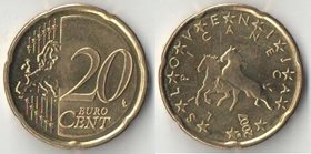 Словения 20 евроцентов 2007 год
