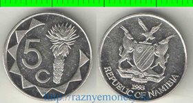 Намибия 5 центов (1993-2009)