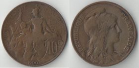 Франция 10 сантимов (1900-1916)