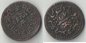 Катч княжество (Индия) 1 докдо 1883 (VS1940) год (Khengarji III)