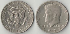 США 1/2 доллара 1972 год