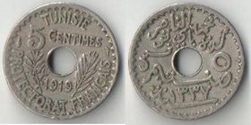 Тунис Французский 5 сантимов 1919 год