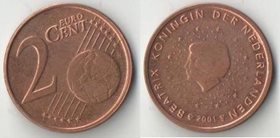 Нидерланды 2 евроцента (1999-2001) (тип I) (Беатрикс)