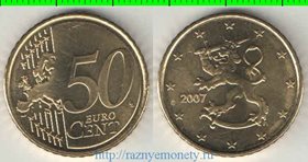Финляндия 50 евроцентов 2007 год (тип II)