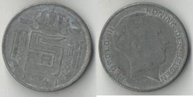 Бельгия 5 франков 1941 год (Belgen) (цинк)