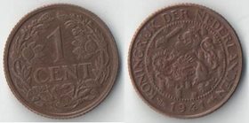 Нидерланды 1 цент (1914-1941) (Вильгельмина)