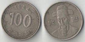 Корея Южная 100 вон (1982-2009) (тип II)