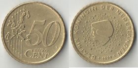 Нидерланды 50 евроцентов (1999-2013) (тип I) (Беатрикс)
