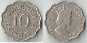 Маврикий 10 центов (1954-1963) (Елизавета II)