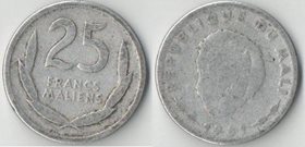 Мали 25 франков 1961 год (нечастый номинал)