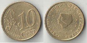 Нидерланды 10 евроцентов (1999-2000) (тип I) (Беатрикс)