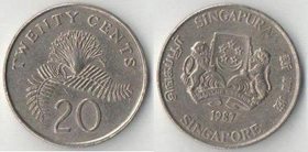 Сингапур 20 центов (1986-1991)